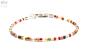 Preview: Zartes, buntes Edelsteinarmband