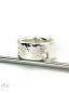 Preview: Breiter Ring mit Hammerschlag