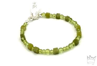 Peridot Serpentin - Armkette