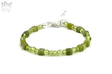 Peridot Serpentin - Armkette