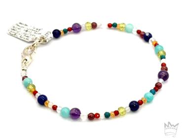 Armband in kräftig bunten Farben