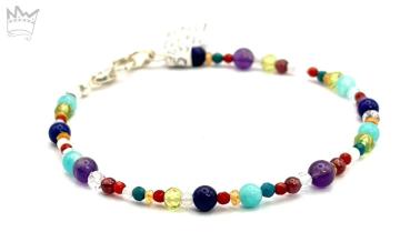 Armband in kräftig bunten Farben