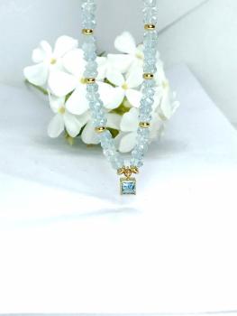Aquamarin Kette