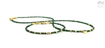 Smaragd Collier in Gold
