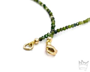 Turmalinkette in 18kt Gelbgold