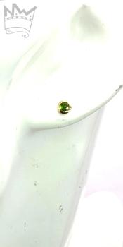 Chromdiopsid Ohrstecker