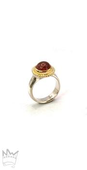 Turmalin Ring rosa