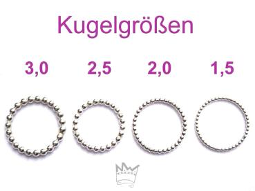 Kugelgrößenvergleich