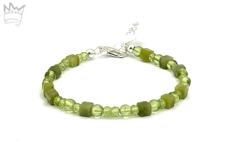 Peridot Serpentin - Armkette
