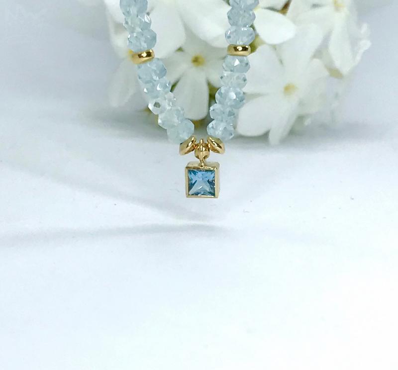 Aquamarin Kette