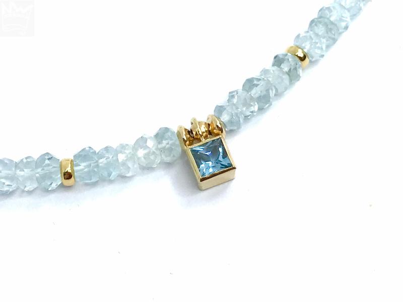 Aquamarin Kette