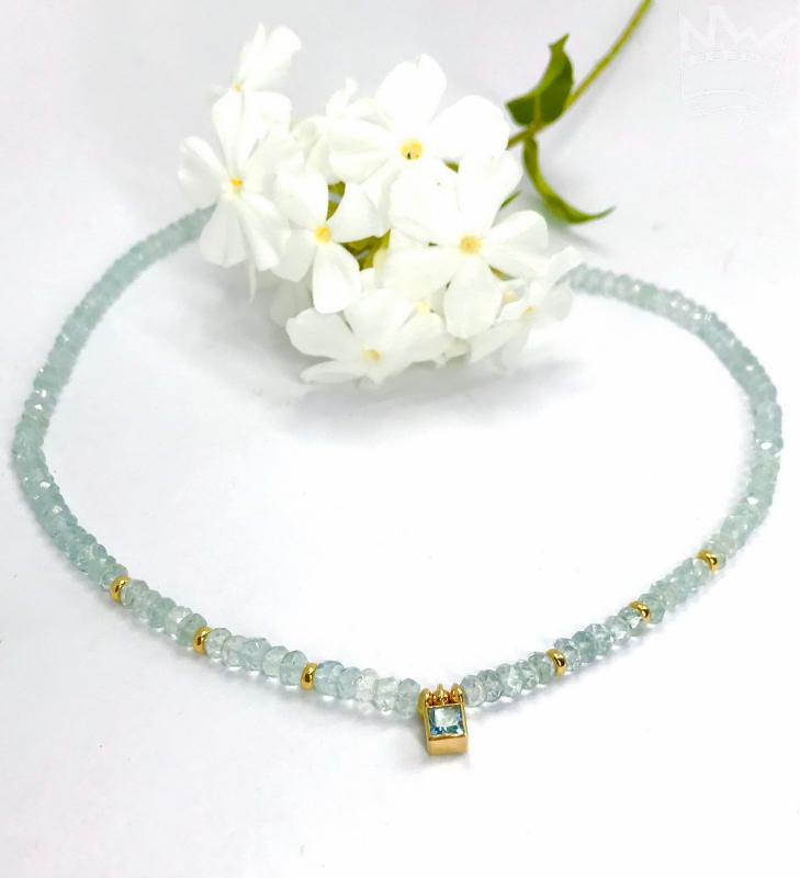 Aquamarin Kette