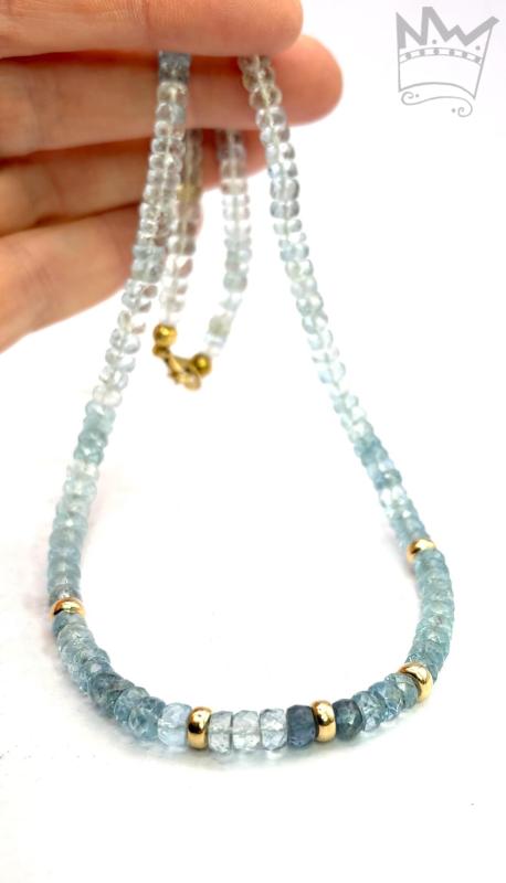 Aquamarin Kette