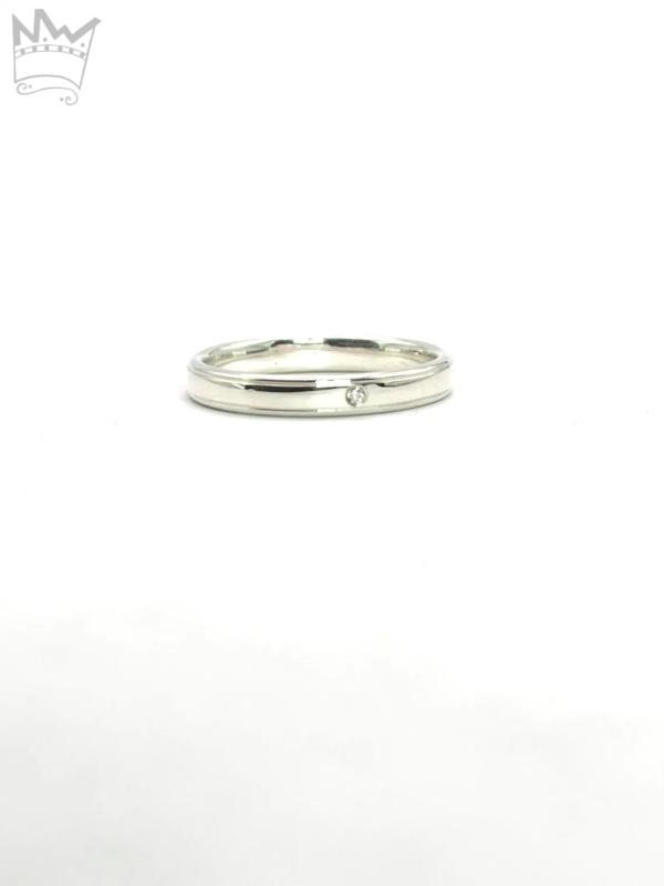 Diamant Ring in Silber