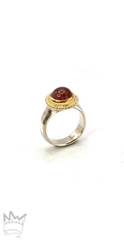 Turmalin Ring rosa