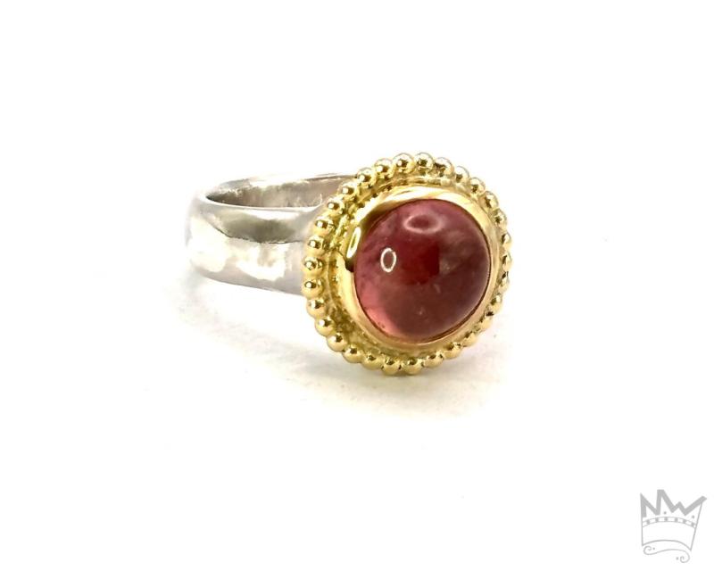 Turmalin Ring rosa