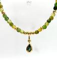 Turmalinkette in 18kt Gelbgold