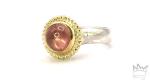 Turmalin Ring rosa
